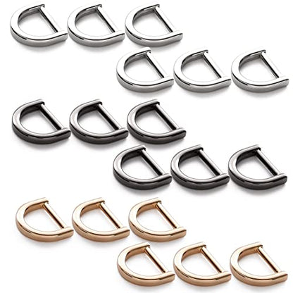Pstyle. Dカン キーホルダー パーツ 金具 リング 18個セット PST-103 内径16mm