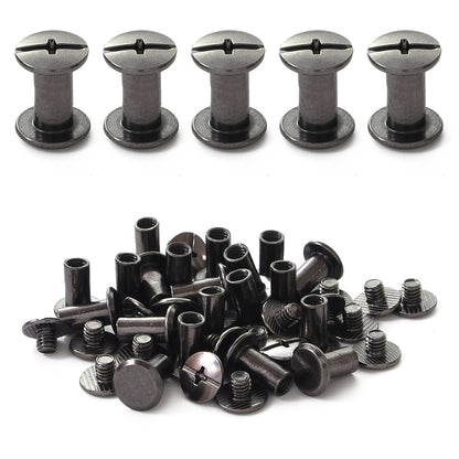 Pstyle. シカゴネジ シカゴスクリュー カシメ レザークラフト 20個セット PST-170 (φ5x10)