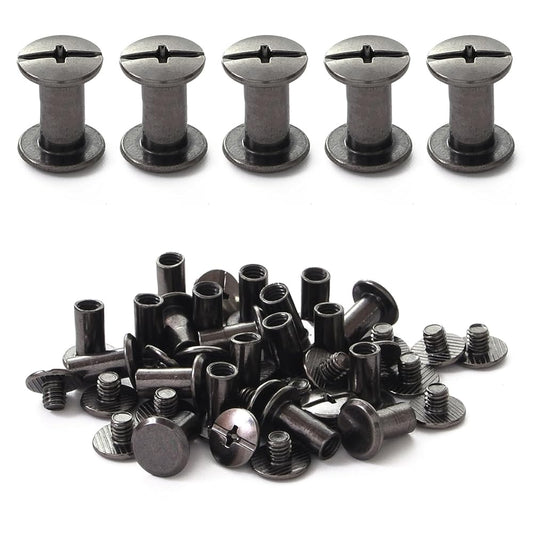 Pstyle. シカゴネジ シカゴスクリュー カシメ レザークラフト 20個セット PST-170 (φ5x10)