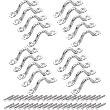 Pstyle. パッドアイ アイプレート フック ステンレス 316 金具 PST-056 (4mm-20個セット)