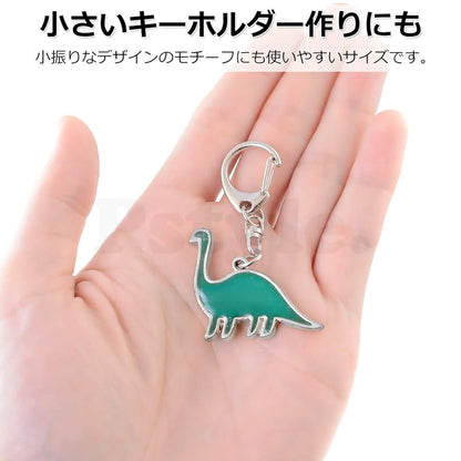 Pstyle. キーホルダー チェーン 金具 ナスカン 手作り パーツ 50個セット PST-021 (ゴールド)