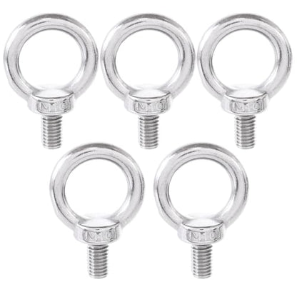 Pstyle. アイボルト 天井 固定 ネジ フック ステンレス 吊り金具 セット PST-066 (M10-5個)
