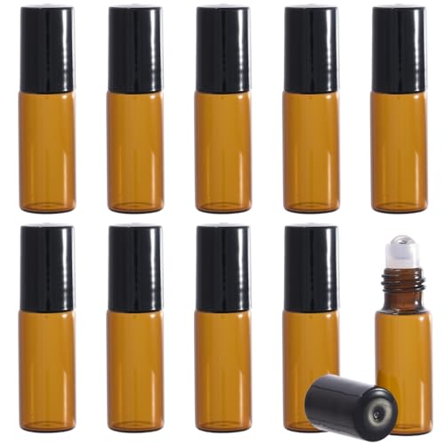 Pstyle. ロールオンボトル 容器 遮光瓶 ロールオン 10本セット PST-006 (5ml)