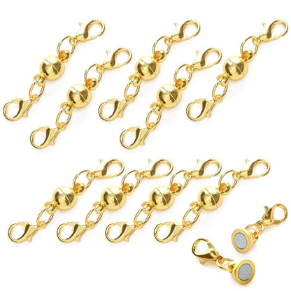 Pstyle. ネックレス マグネット クラスプ 留め具 ロブスター 10個セット PST-098(ゴールド)