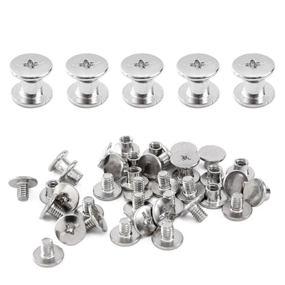 Pstyle. シカゴスクリュー 組ネジ レザークラフト ネジ 20個セット PST-102 (5x4mm)