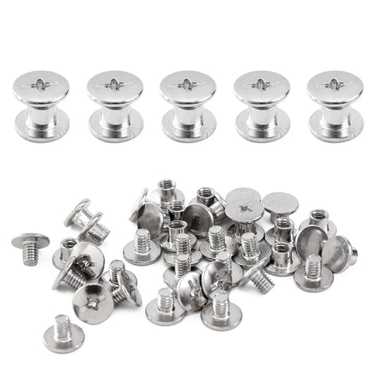 Pstyle. シカゴスクリュー 組ネジ レザークラフト ネジ 20個セット PST-102 (5x4mm)
