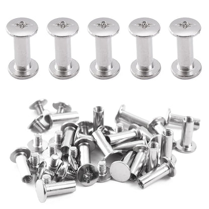 Pstyle. シカゴスクリュー 組ネジ レザークラフト ネジ 20個セット PST-102 (5x14mm)