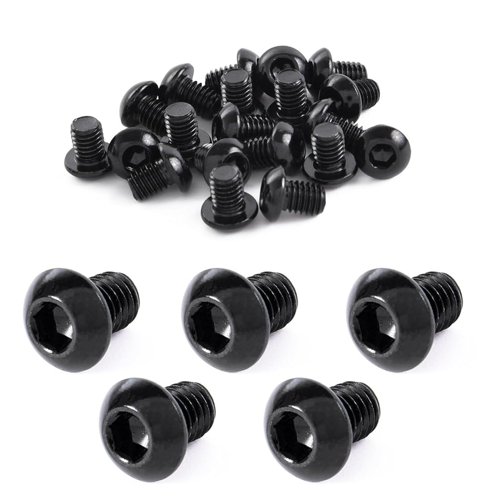 Pstyle. 六角穴付き ボタンボルト M6 304ステンレス 20個セット PST-179 (M6x8mm)