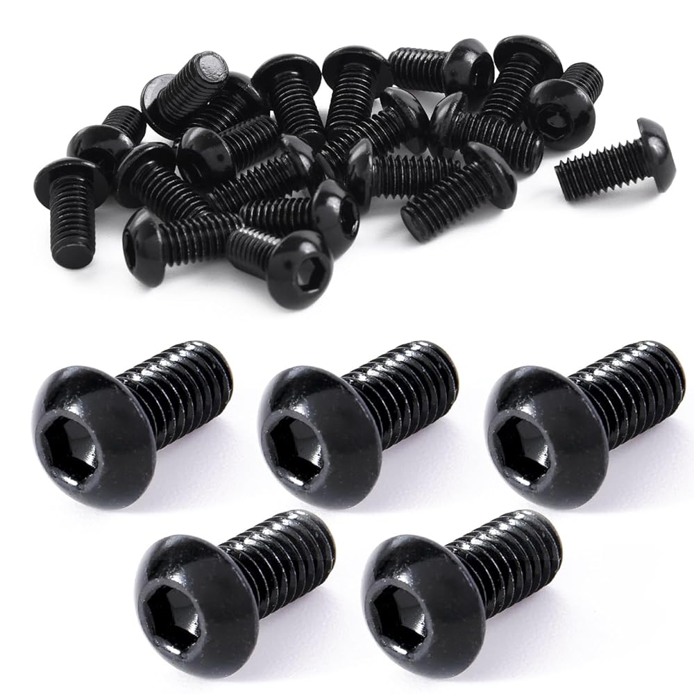 Pstyle. 六角穴付き ボタンボルト M6 304ステンレス 20個セット PST-179 (M6x12mm)