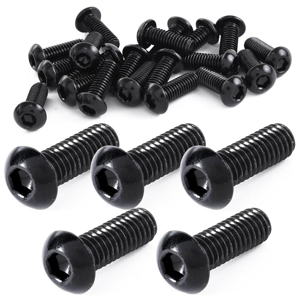 Pstyle. 六角穴付き ボタンボルト M6 304ステンレス 20個セット PST-179 (M6x16mm)