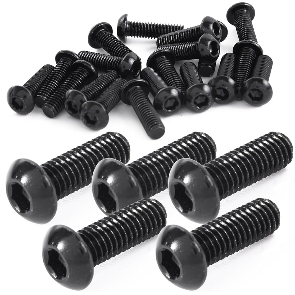 Pstyle. 六角穴付き ボタンボルト M6 304ステンレス 20個セット PST-179 (M6x18mm)